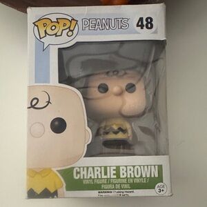 Funko Peanuts Charlie Brown Vinyl Figure - Yellow, Black